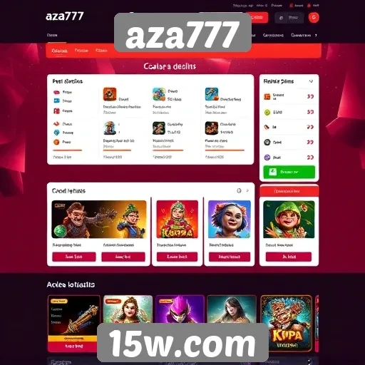 Interface do usuário no site az777 é intuitiva
